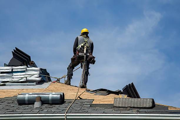 Professional Roof Installation technician working in Flanagan, IL
